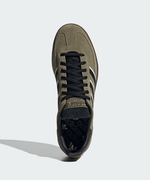 adidas(アディダス)の「ハンドボール スペツィアル / Handball Spezial / アディダスオリジナルス adidas Originals(スニーカー・メンズ・オリーブ/マルーン/ベージュ・24.5cm/26.0cm/29.0cm/27.5cm/25.0cm/23.0cm/24.0cm/23.5cm/26.5cm/25.5cm/22.5cm/28.5cm/28.0cm/27.0cm)」の4枚目の写真