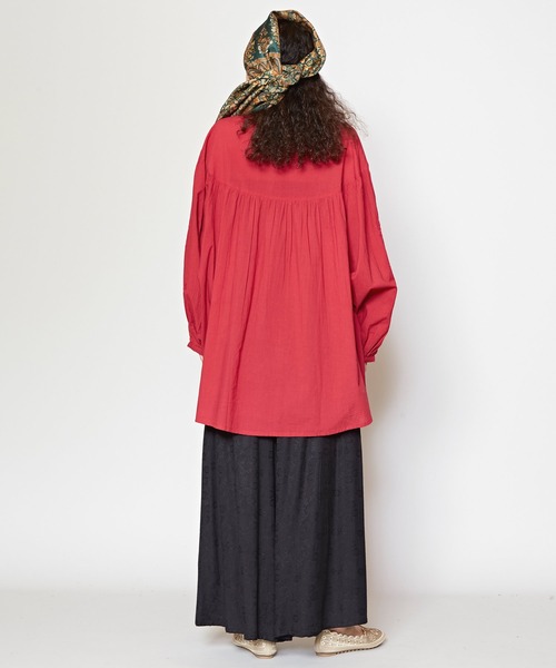 チャイハネ（チャイハネ）の「【チャイハネ】グラシアワイドパンツ（その他パンツ・レディース・ピンク/ブルー/オレンジ/ブラック/グレー/パープル/ブラウン/グリーン・FREE）」の12枚目の写真