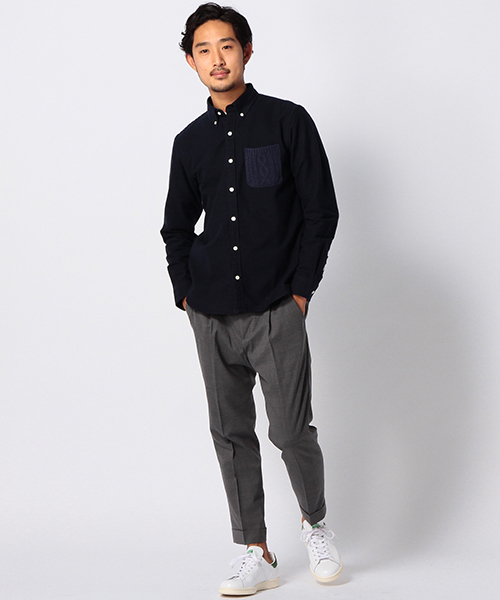 BEAMS（ビームス）の「BEAMS / TWトロピカル アンクル スラックス（スラックス・メンズ・チャコールグレー/ネイビー・SMALL/MEDIUM/LARGE）」の14枚目の写真