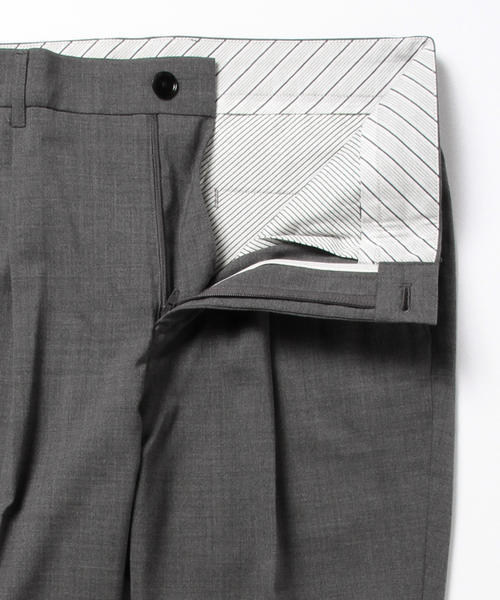 BEAMS（ビームス）の「BEAMS / TWトロピカル アンクル スラックス（スラックス・メンズ・チャコールグレー/ネイビー・SMALL/MEDIUM/LARGE）」の3枚目の写真