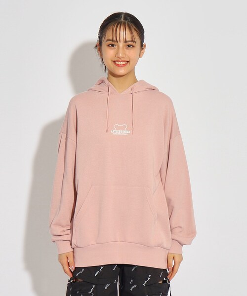 PINK-latte（ピンクラテ）の「◇ピンクマテBIGフードプルオーバー