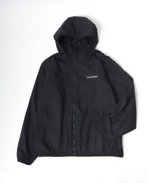 CONVERSE(コンバース)の「CONVERSE/コンバース ナイロン 撥水 軽量 薄手 ポケッタブル パーカー フーディー レディース メンズ(ナイロンジャケット・メンズ・ブルー/ブラック系その他/ブラック/ライトグレー/レッド/レッド系その他/ベージュ/ネイビー/ブルー系その他・M/L/LL)」の10枚目の写真
