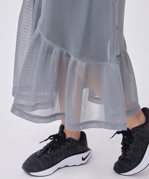 NERGY(ナージー)の「ダブルラッセルケープスカート(スカート・レディース・グレー/ブラック・FREE)」の15枚目の写真