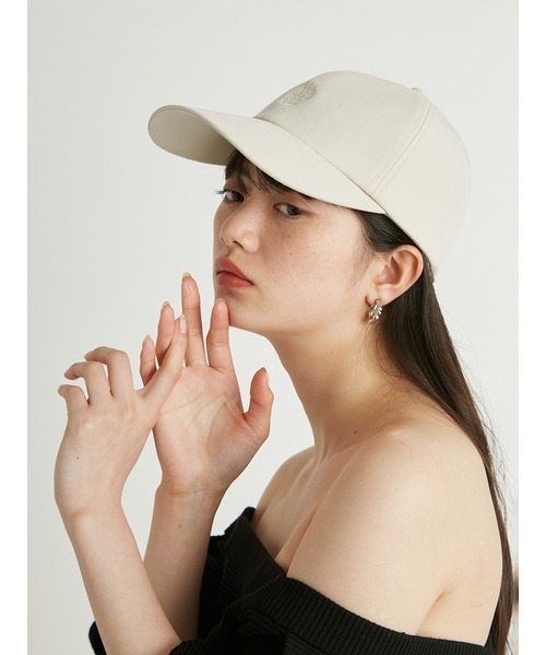 LILY BROWN(リリーブラウン)の「LBロゴ刺繍キャップ(キャップ・レディース・アイボリー/イエロー/ブラック・FREE)」の14枚目の写真