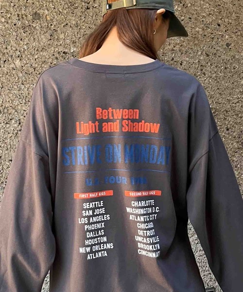 ANAP(アナップ)の「4柄アソートロングスリーブTシャツ(Tシャツ/カットソー・レディース・ダークグレー/ブラック/ライトグレー/ホワイト・FREE)」の4枚目の写真