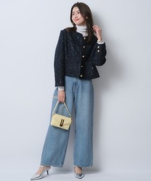 【完売品】JUSGLITTY ジャスグリッティー　キラキラツイードジャケット ジャスグリッティー キラキラツイードジャケット - メルカリ