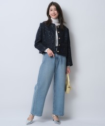 【完売品】JUSGLITTY ジャスグリッティー　キラキラツイードジャケット JUSGLITTY（ジャスグリッティー）の「キラキラツィード