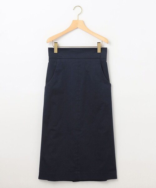 【セール】【WEB限定】サテンストレッチ Iラインスカート（スカート）｜組曲（クミキョク）