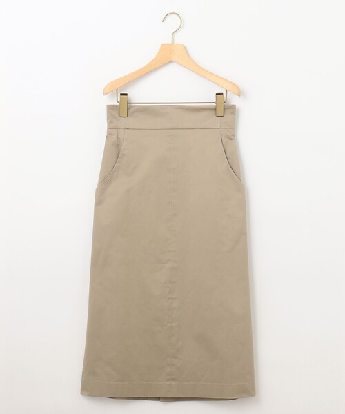 【セール】【WEB限定】サテンストレッチ Iラインスカート（スカート）｜組曲（クミキョク）