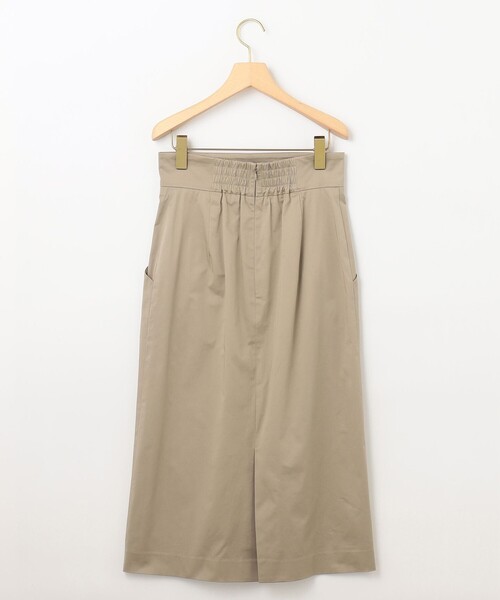 【セール】【WEB限定】サテンストレッチ Iラインスカート（スカート）｜組曲（クミキョク）