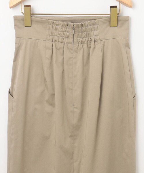 【セール】【WEB限定】サテンストレッチ Iラインスカート（スカート）｜組曲（クミキョク）