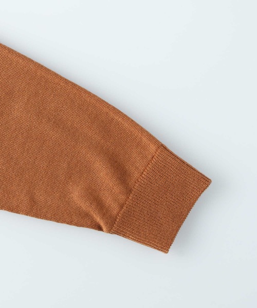 BACK NUMBER(バックナンバー)の「【BACK NUMBER】天竺編み長袖カーディガン(カーディガン/ボレロ・メンズ・ネイビー/グリーン/ライトブラウン・S/M/L/XL)」の6枚目の写真