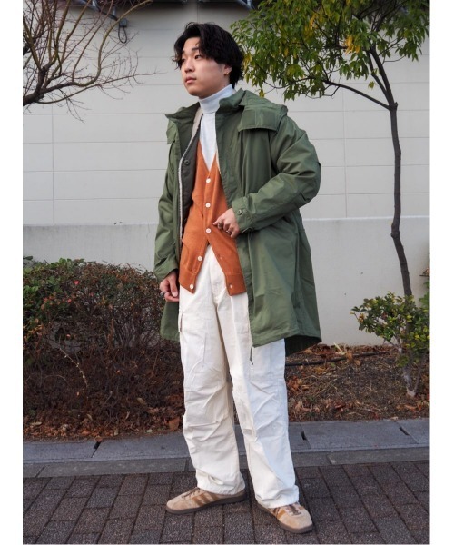 BACK NUMBER(バックナンバー)の「【BACK NUMBER】天竺編み長袖カーディガン(カーディガン/ボレロ・メンズ・ネイビー/グリーン/ライトブラウン・S/M/L/XL)」の17枚目の写真