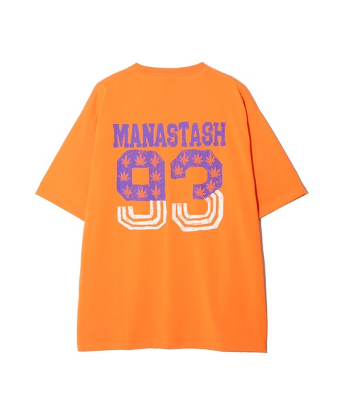 MANASTASH（マナスタッシュ）の「MANASTASH/マナスタッシュ/RE:POLY TEE 93/リポリTシャツ93（Tシャツ/カットソー・メンズ・オレンジ/ブラック/ホワイト・M/L/XL/S）」の3枚目の写真