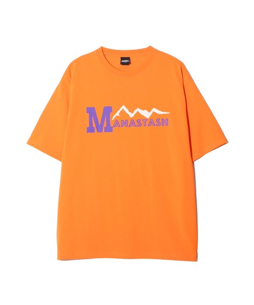 MANASTASH（マナスタッシュ）の「MANASTASH/マナスタッシュ/RE:POLY TEE 93/リポリTシャツ93（Tシャツ/カットソー・メンズ・オレンジ/ブラック/ホワイト・M/L/XL/S）」の11枚目の写真