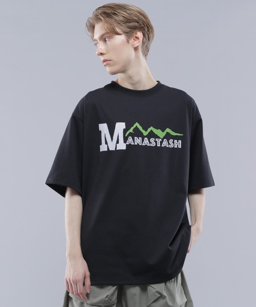 MANASTASH（マナスタッシュ）の「MANASTASH/マナスタッシュ/RE:POLY TEE 93/リポリTシャツ93（Tシャツ/カットソー・メンズ・オレンジ/ブラック/ホワイト・M/L/XL/S）」の12枚目の写真