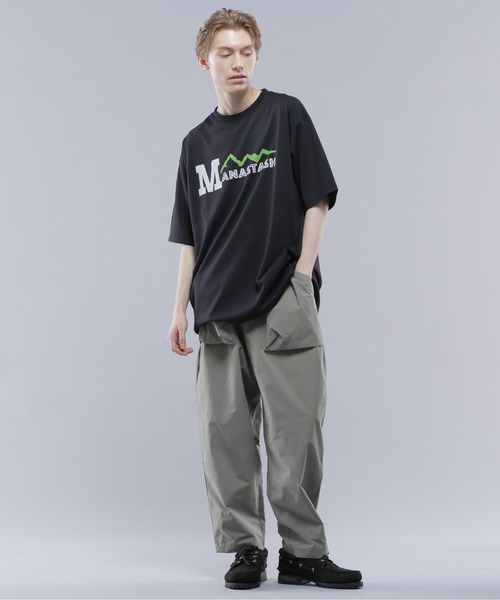 MANASTASH（マナスタッシュ）の「MANASTASH/マナスタッシュ/RE:POLY TEE 93/リポリTシャツ93（Tシャツ/カットソー・メンズ・オレンジ/ブラック/ホワイト・M/L/XL/S）」の14枚目の写真