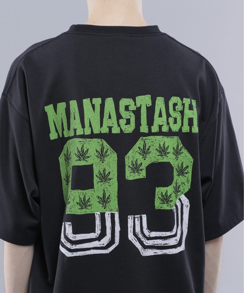 MANASTASH（マナスタッシュ）の「MANASTASH/マナスタッシュ/RE:POLY TEE 93/リポリTシャツ93（Tシャツ/カットソー・メンズ・オレンジ/ブラック/ホワイト・M/L/XL/S）」の21枚目の写真