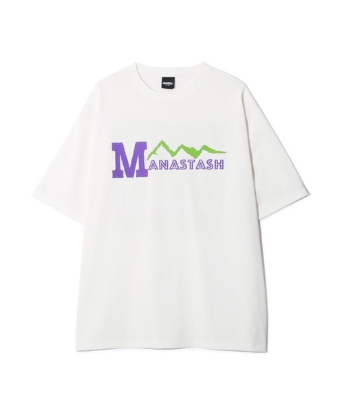 MANASTASH（マナスタッシュ）の「MANASTASH/マナスタッシュ/RE:POLY TEE 93/リポリTシャツ93（Tシャツ/カットソー・メンズ・オレンジ/ブラック/ホワイト・M/L/XL/S）」の7枚目の写真
