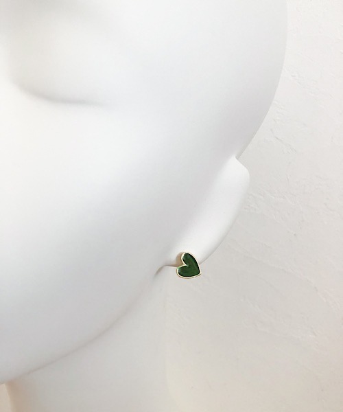 グリーンハートピアス（ピアス（両耳用））｜TIMELESS&THREE