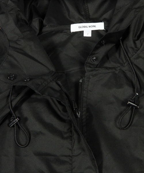 GLOBAL WORK（グローバルワーク）の「モッズレインコート/986912（レインコート/ポンチョ・レディース・カーキ/ブラック/ベージュ/グレー・FREE）」の18枚目の写真