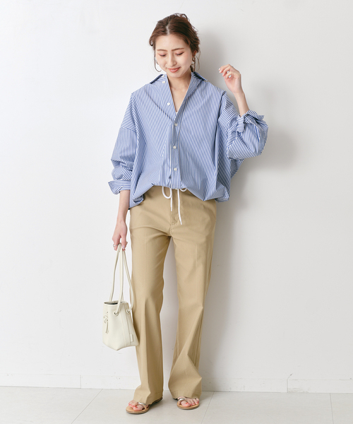 新品　Spick and Span ストレッチソフトフレアパンツ Spick & Span（スピックアンドスパン）の「ストレッチソフト
