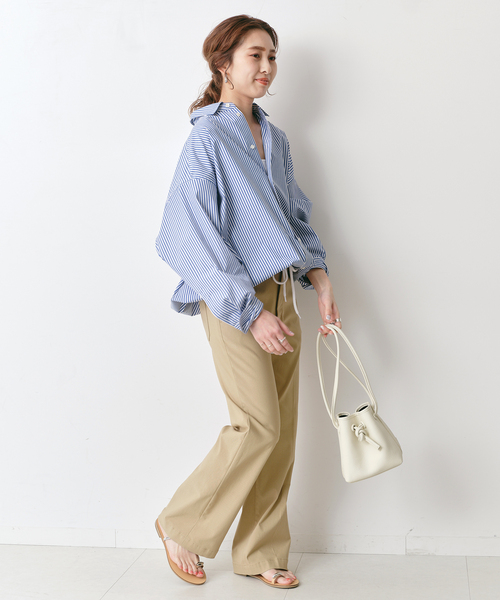 新品　Spick and Span ストレッチソフトフレアパンツ Spick & Span（スピックアンドスパン）の「ストレッチソフト