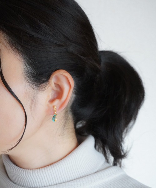 tone(トーン)の「【SHAHA】《SHAHA》サージカルステンレス316K18コーティングメッキ/シンプル/コンポジットストーン/ネジバネイヤリング(MA)(イヤリング・レディース・その他1/その他2/その他3/その他4/その他5/その他6・FREE)」の16枚目の写真