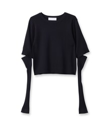 audrey and john wad | ◆Audrey and johnwad（オードリーアンドジョンワッド）【別注】アームカバー付きハーフスリーブニット(ニット/セーター)