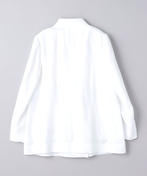 SACRA(サクラ)の「<SACRA>LI ホワイトジャケット(テーラードジャケット・レディース・ホワイト・38)」の2枚目の写真