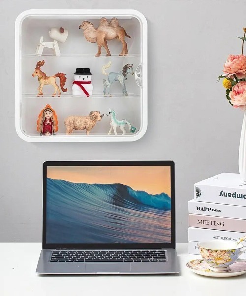 Port（ポート）の「フィギュア ディスプレイ / マルチ 収納 ケース #（収納グッズ・レディース・ホワイト/イエロー/ピンク/グリーン・FREE）」の9枚目の写真