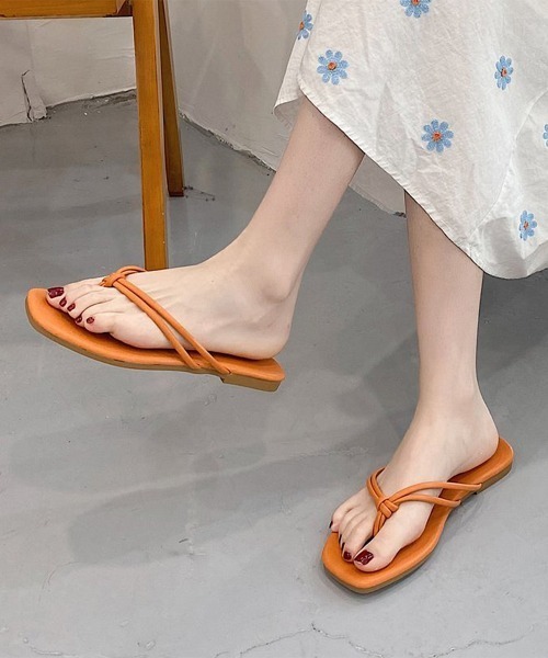 Miniministore(ミニミニストア)の「ビーチサンダル レディース 韓国 夏(サンダル・レディース・ブラック/アイボリー/オレンジ/モカ・23.5cm/24.5cm/22.5cm/23.0cm/24.0cm/25.0cm)」の14枚目の写真