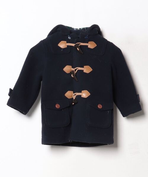 ミキハウス ネイビー ボタン付きコート 130cm MIKI HOUSE mikihouse