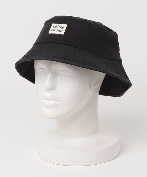 BRIXTON（ブリクストン）の「BRIXTON/ブリクストン ハット WOODBURN PACKABLE BUCKET 11619（ハット・メンズ・ブラック・FREE）」の5枚目の写真