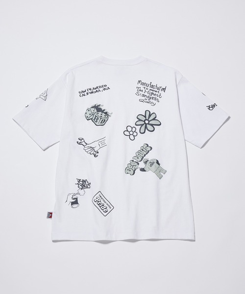 【BENDAVIS別注】j.n.r.d/落書き総柄プリントTシャツ（Tシャツ/カットソー）｜BEN DAVIS（ベンデイビス）