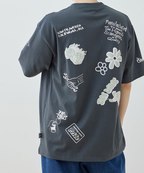 【BENDAVIS別注】j.n.r.d/落書き総柄プリントTシャツ（Tシャツ/カットソー）｜BEN DAVIS（ベンデイビス）