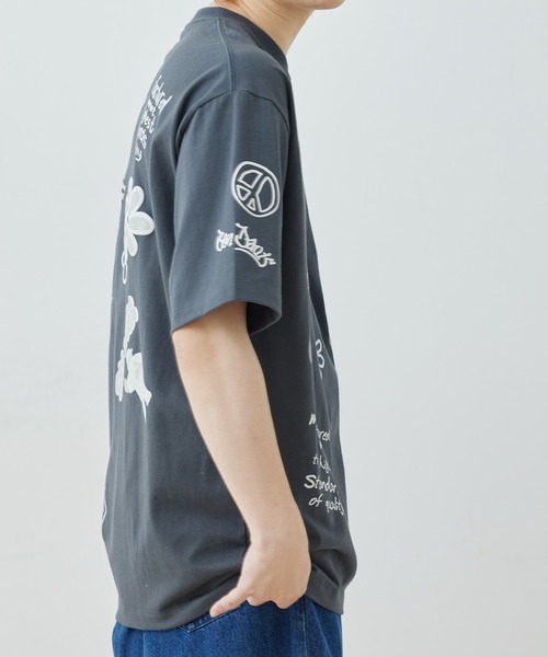 【BENDAVIS別注】j.n.r.d/落書き総柄プリントTシャツ（Tシャツ/カットソー）｜BEN DAVIS（ベンデイビス）