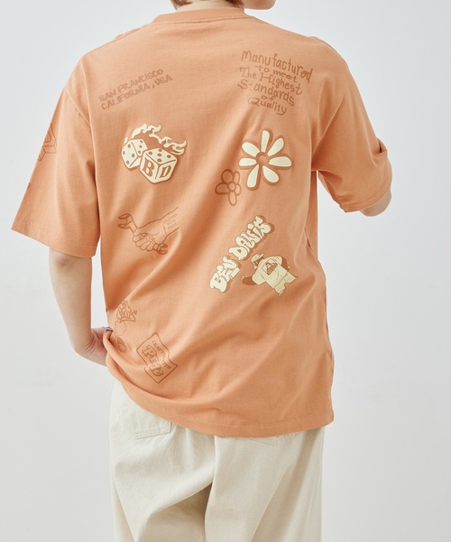 【BENDAVIS別注】j.n.r.d/落書き総柄プリントTシャツ（Tシャツ/カットソー）｜BEN DAVIS（ベンデイビス）