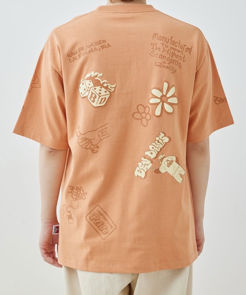 【BENDAVIS別注】j.n.r.d/落書き総柄プリントTシャツ（Tシャツ/カットソー）｜BEN DAVIS（ベンデイビス）