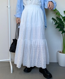 CRB | レースティアードロングスカート(スカート)