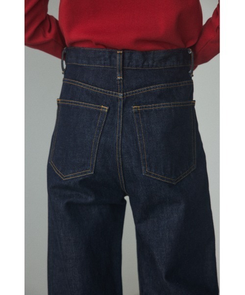 BLACK BY MOUSSY(ブラックバイマウジー)の「■PUNA one wash long denim(プナワンウォッシュロングデニム)(デニムパンツ・レディース・ダークブルー・23inch/24inch/25inch/26inch)」の8枚目の写真