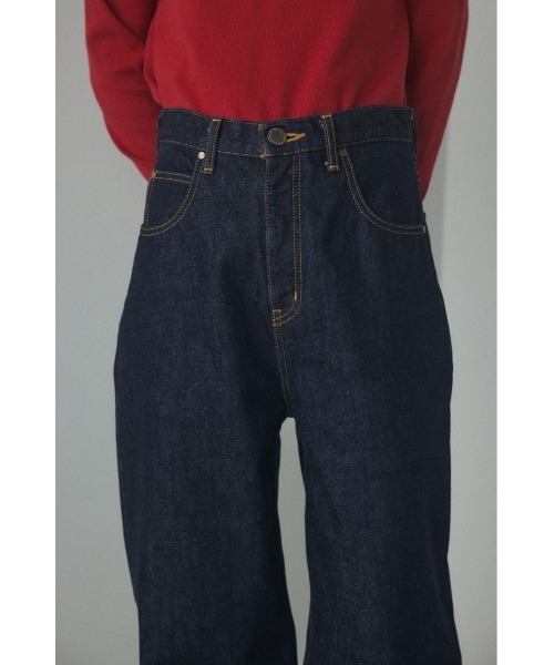 BLACK BY MOUSSY(ブラックバイマウジー)の「■PUNA one wash long denim(プナワンウォッシュロングデニム)(デニムパンツ・レディース・ダークブルー・23inch/24inch/25inch/26inch)」の13枚目の写真