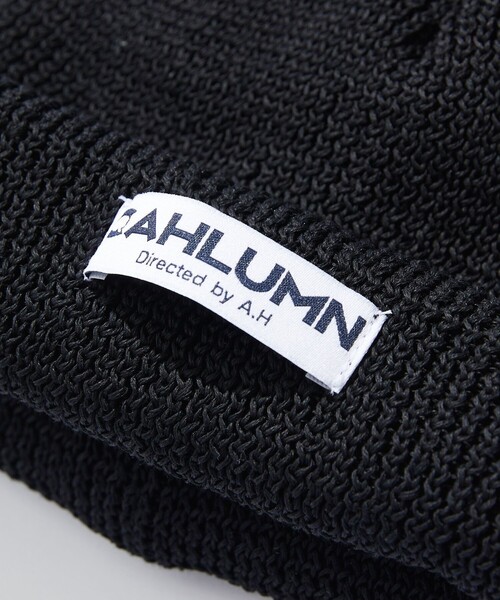 CAHLUMN（カウラム）の「CAHLUMN/カウラム Straw Yarn Roll Knit Cap/ストローヤーン ロールニットキャップ（ニットキャップ/ビーニー・メンズ・オフホワイト/ネイビー/ブラック・ﾌﾘ-）」の9枚目の写真