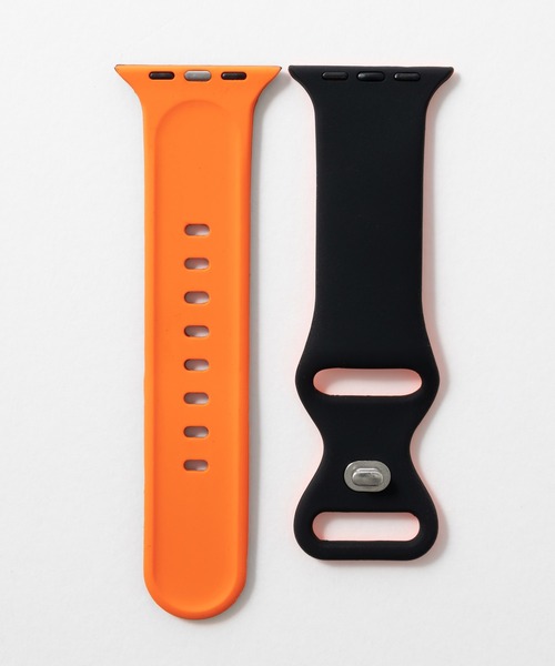 emonique(エモニーク)の「シリコン製 Apple Watch バンド スマートウォッチバンド【38/40/41/42/44/45/49mm対応】(デジタル腕時計・メンズ・グレー/ブラック系その他/ベビーピンク/ブルー/ピンク/ベージュ/ホワイト/ブラック・42/38)」の3枚目の写真