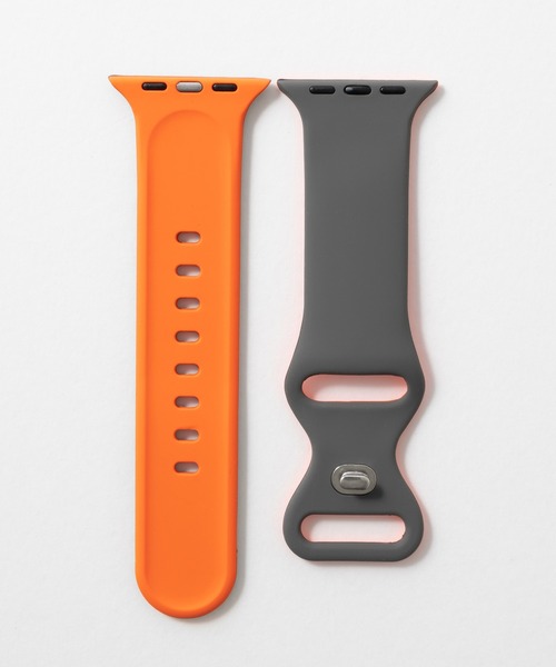 emonique(エモニーク)の「シリコン製 Apple Watch バンド スマートウォッチバンド【38/40/41/42/44/45/49mm対応】(デジタル腕時計・メンズ・グレー/ブラック系その他/ベビーピンク/ブルー/ピンク/ベージュ/ホワイト/ブラック・42/38)」の4枚目の写真