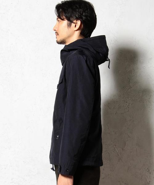 green label relaxing（グリーンレーベルリラクシング）の「[ジェニュインガーメント] C.IMAI T/C HI/DENSE デッキパーカー◆（マウンテンパーカー・メンズ・オリーブ/ネイビー・SMALL/X-LARGE/MEDIUM/LARGE）」の5枚目の写真