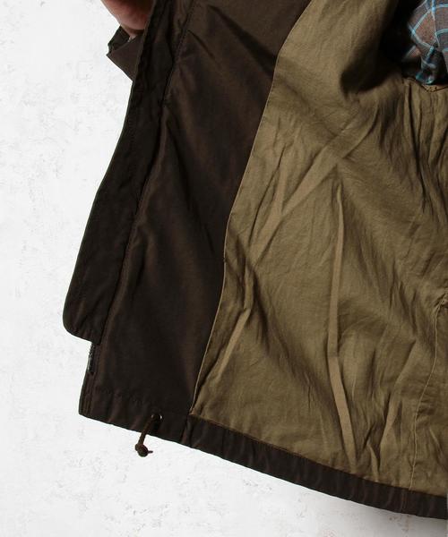 green label relaxing（グリーンレーベルリラクシング）の「[ジェニュインガーメント] C.IMAI T/C HI/DENSE デッキパーカー◆（マウンテンパーカー・メンズ・オリーブ/ネイビー・SMALL/X-LARGE/MEDIUM/LARGE）」の10枚目の写真