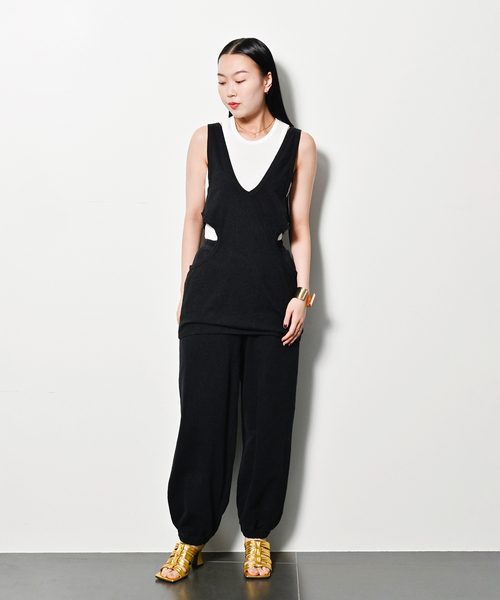 CITYSHOP(シティーショップ)の「VOL SWEAT パンツ(スウェットパンツ・レディース・ブラック/レッド・36/38)」の3枚目の写真