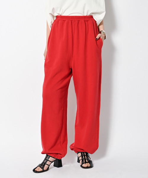 CITYSHOP(シティーショップ)の「VOL SWEAT パンツ(スウェットパンツ・レディース・ブラック/レッド・36/38)」の21枚目の写真