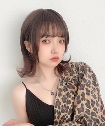 部分手植え ミストバングショート 」 ウィッグ ショート ボブ ショート